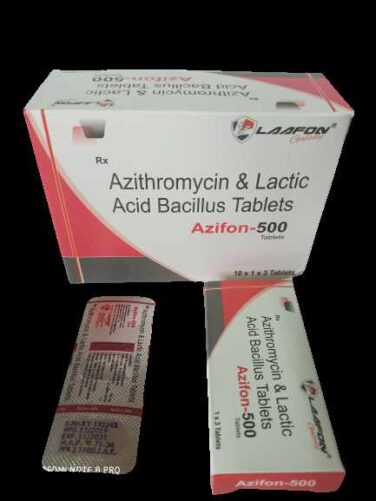 Azithromycin Tablets IP 500 mg | Azifon-500 tablet