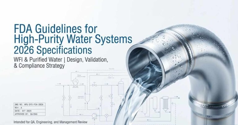 FDA Guidelines for High-Purity Water Systems: WFI & Purified Water Specifications 2026 FDA Guidelines for High-Purity Water Systems