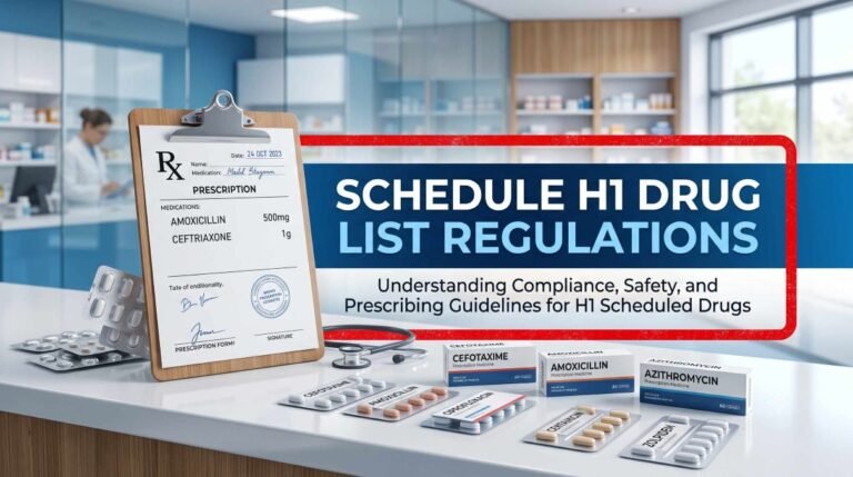 schedule h1 drug list