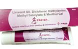 Faster Gel | Diclofenac Diethylamine Linseed Oil Methyl Salicylate and Menthol gel