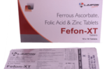 Fefon-XT Tablet | Ferrous ascorbate and Folic acid and Zinc tablets uses