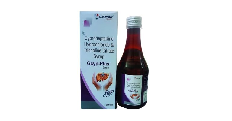 Gcyp Plus | Cyproheptadine Hydrochloride and Tricholine Citrate Syrup