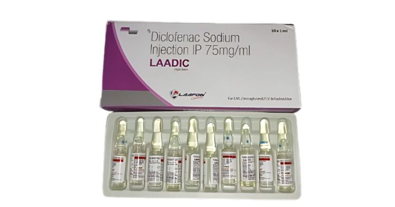 Laadic Injection | Diclofenac Injection 75mg/ml