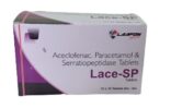 Lace-SP | Aceclofenac Paracetamol and Serratiopeptidase Tablets uses