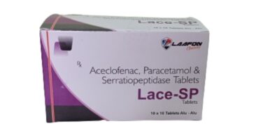 Lace-SP | Aceclofenac Paracetamol and Serratiopeptidase Tablets uses