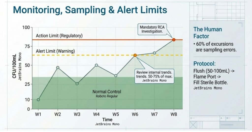 monitoring sampling alert limits