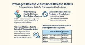 Prolonged Release vs Sustained Release Tablets