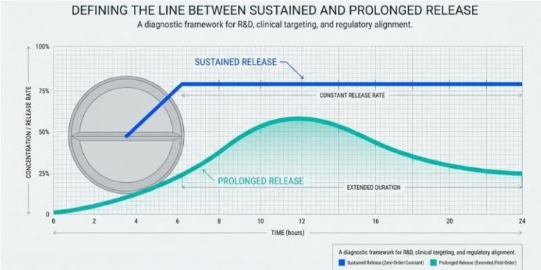 Prolonged Release vs Sustained Release Tablets