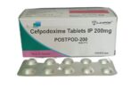 Cefpodoxime Tablets IP 200 mg | Postpod-200 Tablet