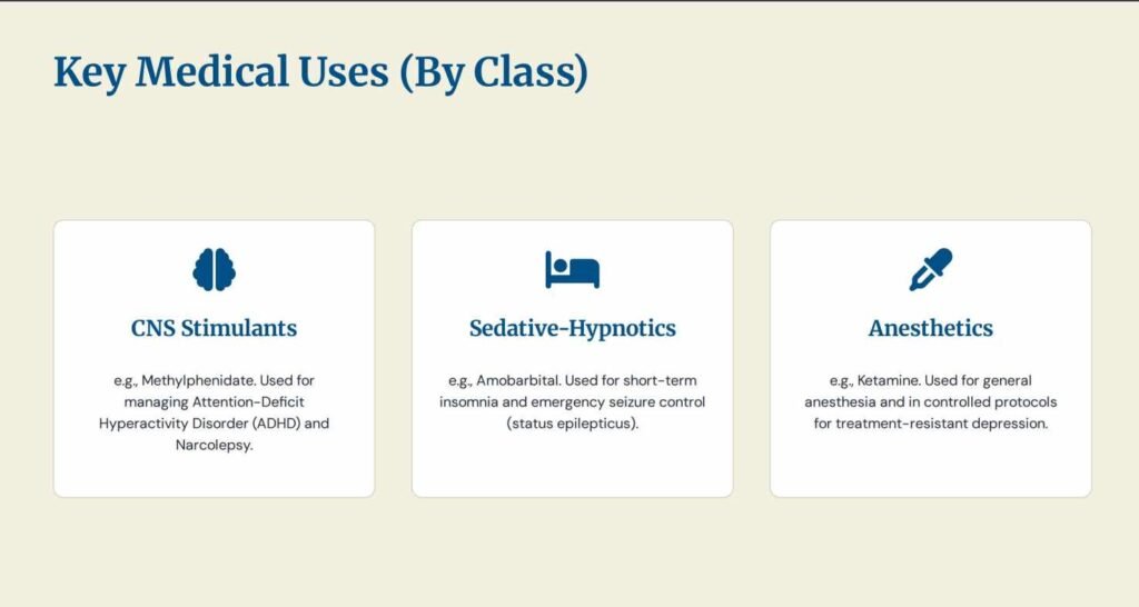 schedule x drugs-Primary Medical Uses