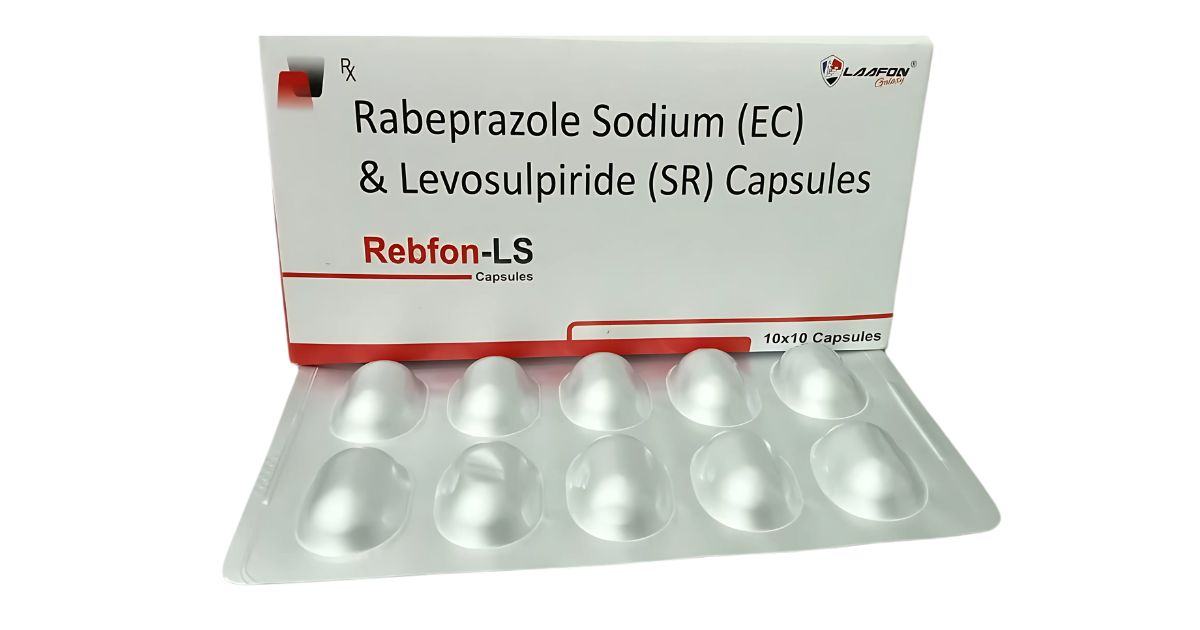 You are currently viewing Rebfon-LS Capsules | Rabeprazole IR and Levosulpiride SR Capsules