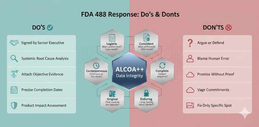 USFDA Form 483 Response Strategy