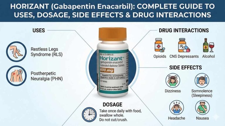 Medication guide for Horizant usage