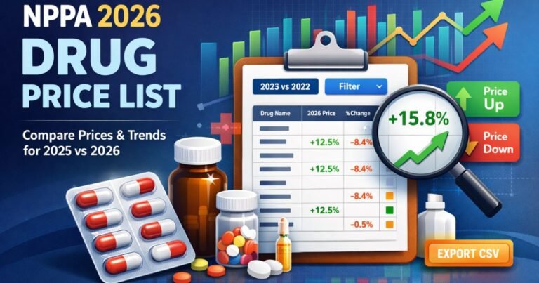 NPPA DPCO 2026 Drug Price List