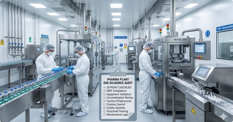 Pharma Plant Acquisition Checklist for GMP Due Diligence