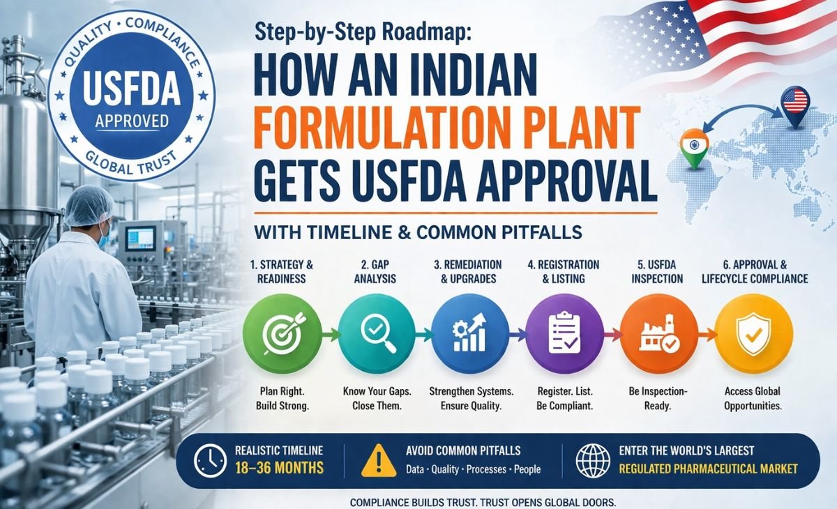 USFDA Approval Roadmap for Indian Formulation Plants