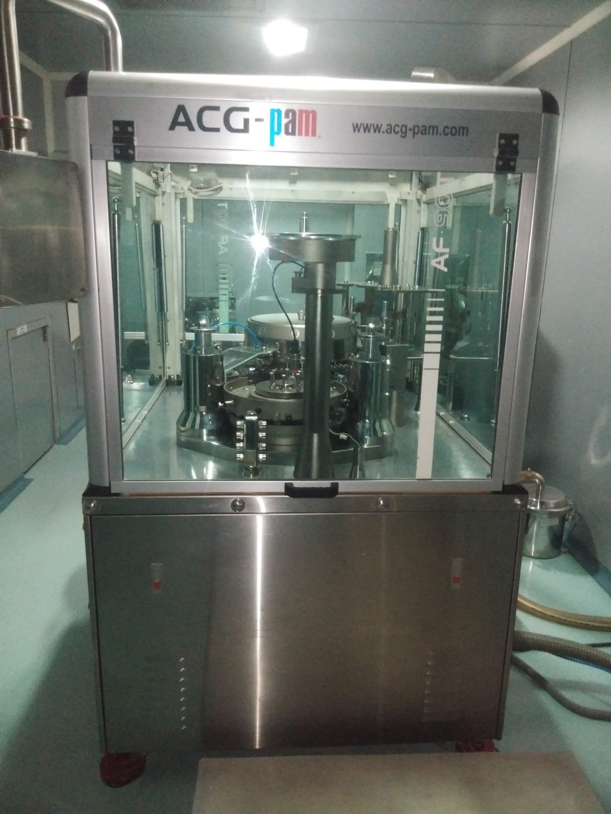 Capsule filling machine in the capsule section of the Himachal Pradesh pharma plant for sale