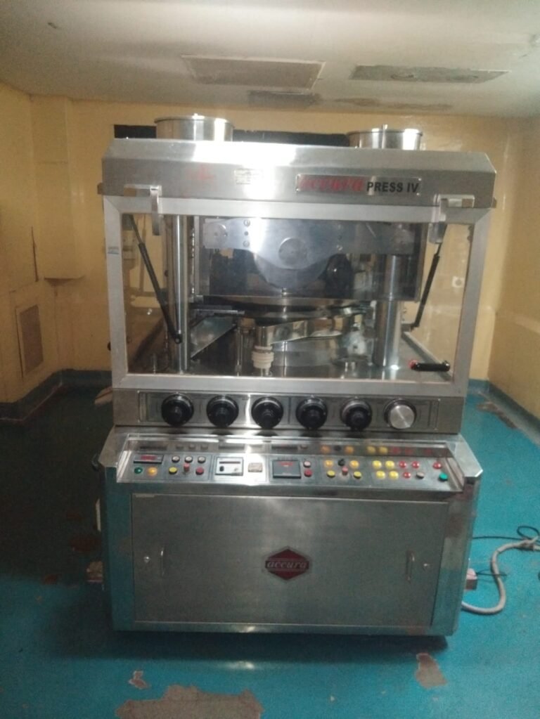 Rotary tablet press in the compression room